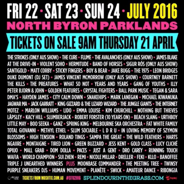 Splendour in the Grass lineup